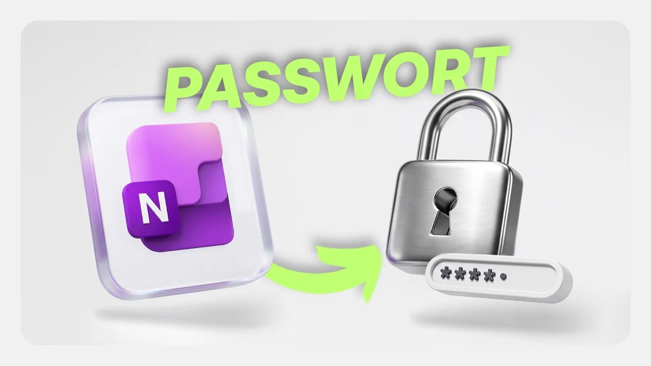 Vorschaubild des Videos zum Kennwortschutz in OneNote