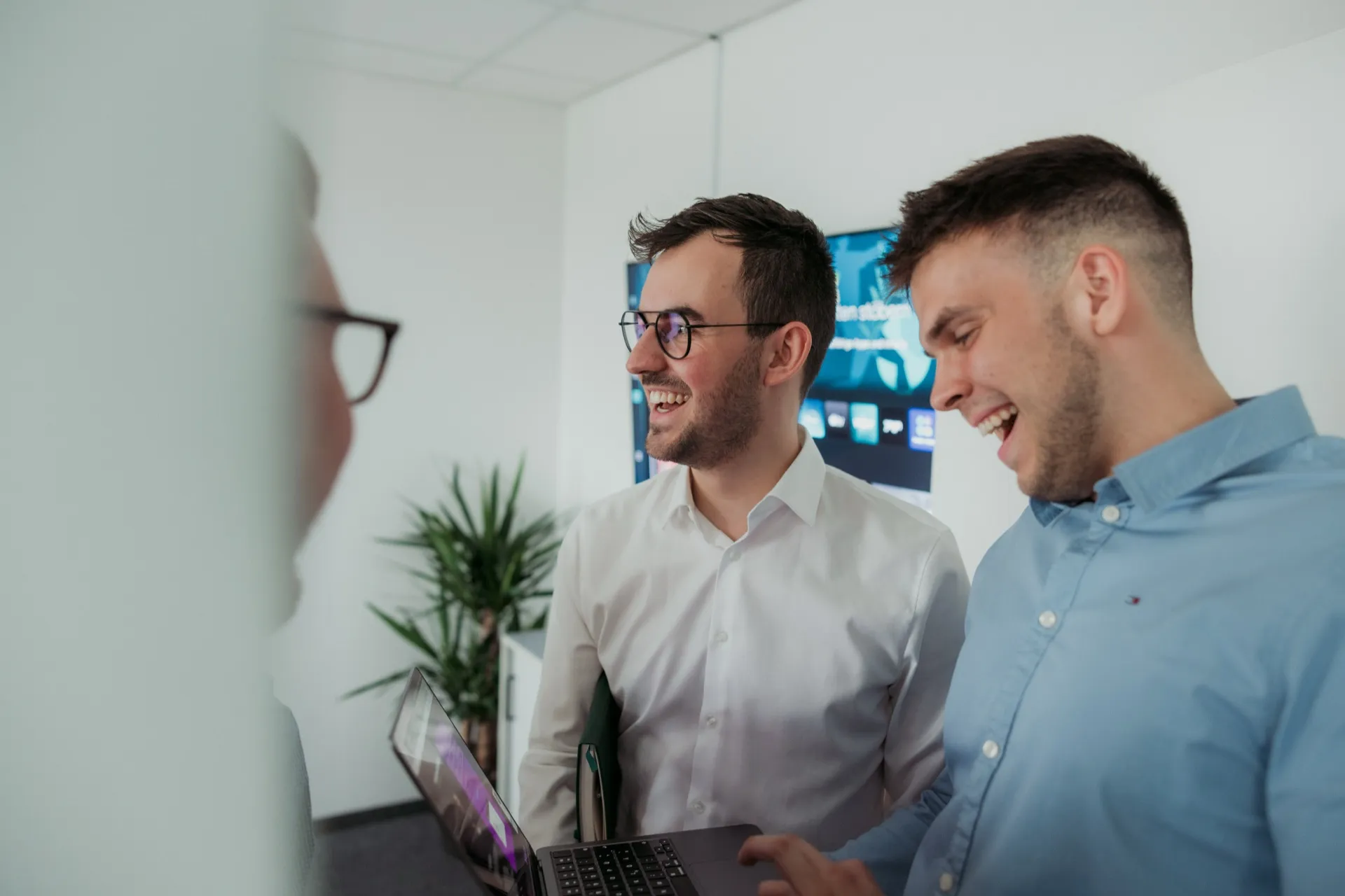 Gute Stimmung im Team