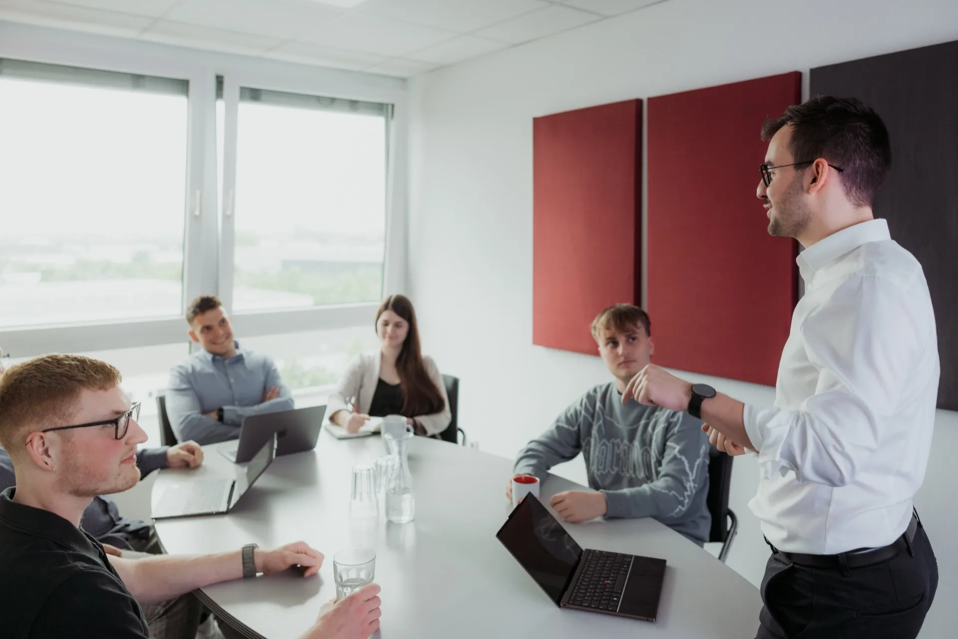 Team-Meeting bei tprime